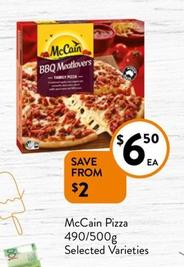 Mccain - Pizza 490/500g Selected Varieties offers at $6.5 in Foodworks