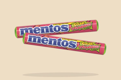 Mentos 37.5g varieties offers at $3 in 7 Eleven