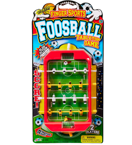 Finger Sports Foosball offers at $1 in The Reject Shop