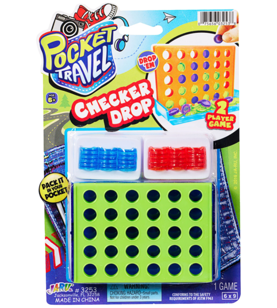 Pocket Game Checker Drop offers at $1 in The Reject Shop
