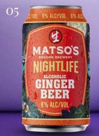 Matso's - Nightlife Ginger Beer 4pk offers at $20.99 in Star Liquor