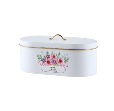 Metal Oval Storage Bucket - Meadow Bouquet offers at $29.99 in Dollars and Sense