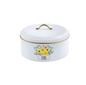 Metal Cookie Storage - Meadow Bouquet offers at $19.99 in Dollars and Sense
