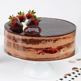 DOUBLE CHOC STRAWBERRY TORTE offers at $40.95 in The Cheesecake Shop