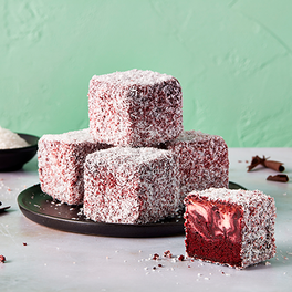 Red Velvet Cheesecake-Lamington offers at $9.95 in The Cheesecake Shop