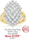 Ring offers at $1199 in Prouds
