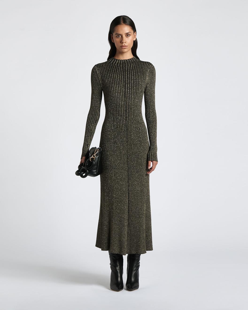 Lurex Ribbed Knit Dress offers at $285 in Cue