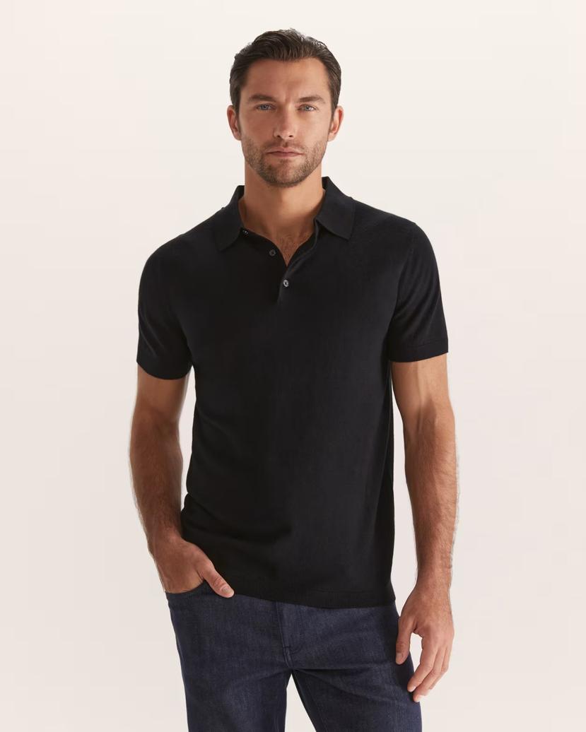 Miramar Cotton Wool Knit Polo offers at $149 in SABA