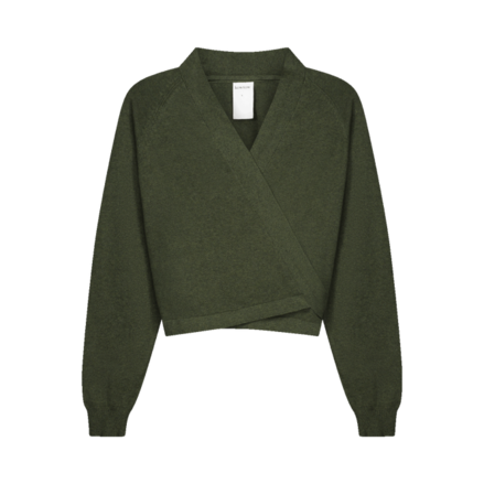 Kowtow olive cardigan offers at $159 in Nature Baby