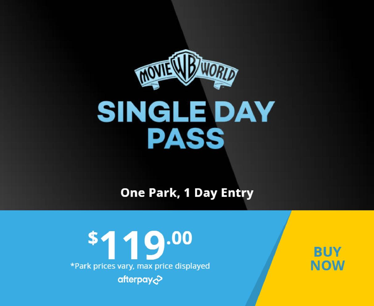 Single Day Pass offers in Movie World