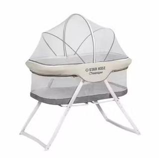 Star Kidz Compagno Baby Portable Bassinet - Grey offers at $99 in Baby & Toddler town