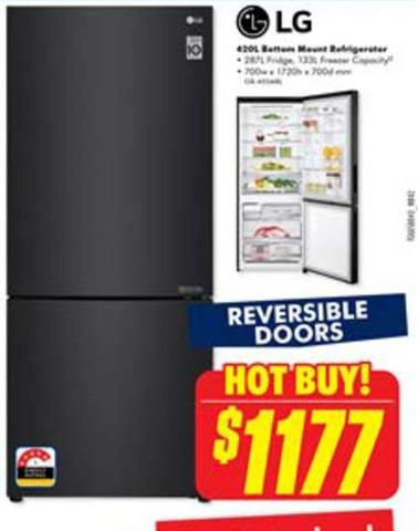 Fridge offers at $1177 in The Good Guys
