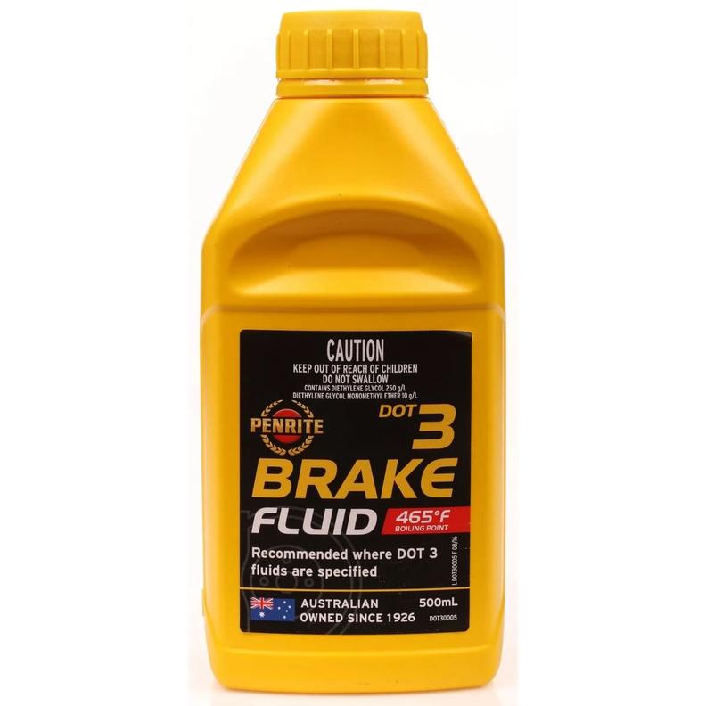 Penrite DOT 3 Brake Fluid 500mL - DOT30005 offers at $19 in Repco