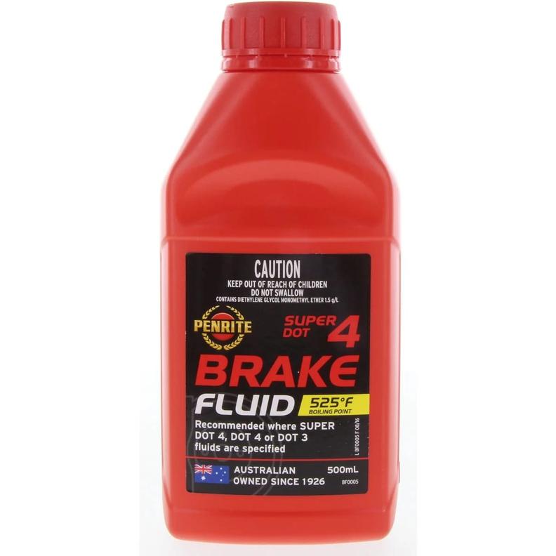Penrite Super DOT 4 Brake Fluid 500mL - BF0005 offers at $20 in Repco