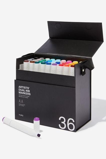 Artists Dual Nib Marker 36Pk offers at $24.99 in Typo