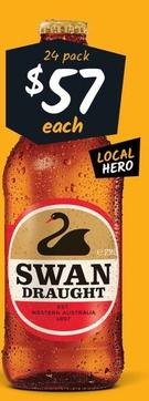 Swan Draught - Stubbies 375ml offers at $57 in Cellarbrations