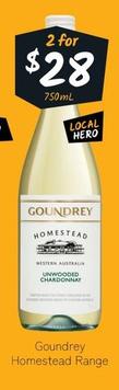 Goundrey - Homestead Range offers at $28 in Cellarbrations