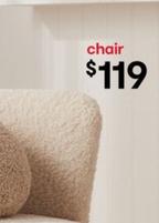 Harper Lounge Chair offers at $119 in Kmart