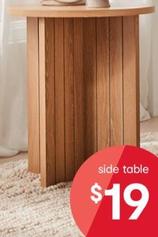 Lyn Side Table offers at $19 in Kmart