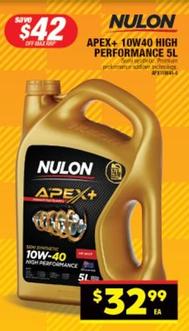 Engine oil offers at $42 in Auto One