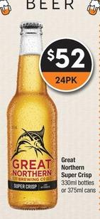 Beer offers at $52 in Super Cellars