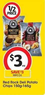 Red Rock Deli - Potato Chips 150g-165g offers at $3 in Coles