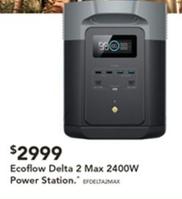 Ecoflow - Delta 2 Max 2400W Power Station offers at $2999 in Harvey Norman