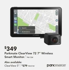 Parkmate - ClearView 72 7" Wireless Smart Monitor offers at $349 in Harvey Norman