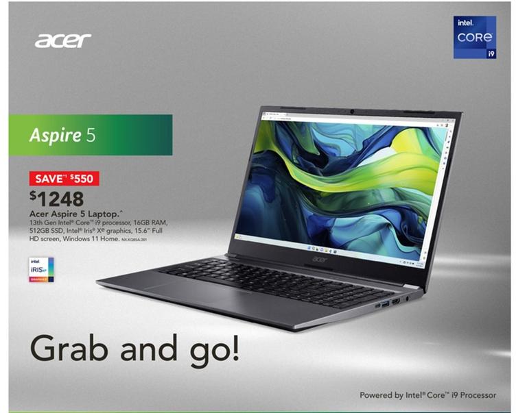 Laptops offers at $1248 in Harvey Norman