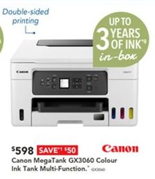 Printers offers at $598 in Harvey Norman