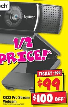 Webcam offers at $99 in JB Hi Fi