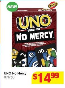 Uno - No Mercy offers at $14.99 in Mr Toys Toyworld