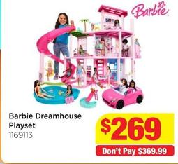 Barbie - Dreamhouse Playset offers at $269 in Mr Toys Toyworld