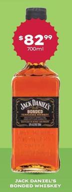 Jack Daniels - Bonded Whiskey offers at $82.99 in Thirsty Camel