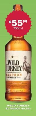 Wild Turkey - 81 Proof 40.5% offers at $55.99 in Thirsty Camel
