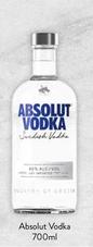 Absolut - Vodka 700ml offers at $50 in Foodworks