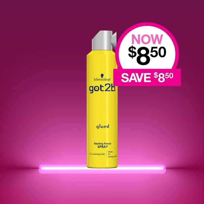 Got2B Glued Blasting Freeze Hairspray offers in Priceline