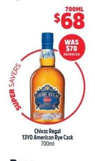 Whisky offers at $68 in BWS