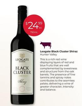 Leogate - Black Cluster Shiraz offers at $24.99 in Porters