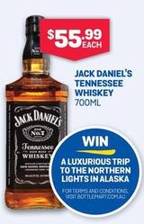 Jack Daniels - Tennessee Whiksy 700ml offers at $55.99 in Bottlemart