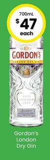 Gordon's - London Dry Gin offers at $47 in The Bottle-O