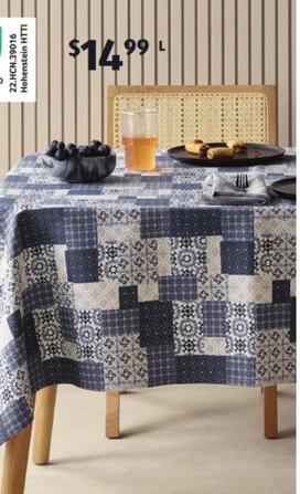 Tablecloth offers at $14.99 in ALDI