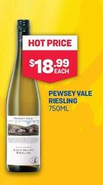 Pewsey Vale - RIESLING 750ML offers at $18.99 in SipnSave