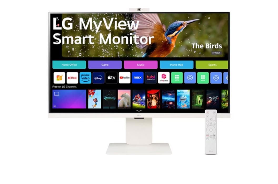 LG MyView 32” 4K UHd IPS Smart Monitor with webOS and built-in FHd webcam offers in LG