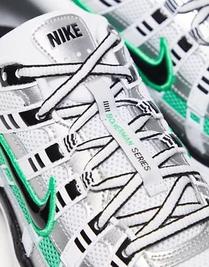 Nike P-6000 trainers in white, black and green offers at $99.99 in Topshop