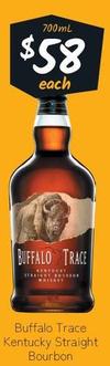 Buffalo Trace - Kentucky Straight Bourbon offers at $58 in Cellarbrations