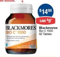 Blackmores - Bio C 1000 62 Tablets offers at $14.99 in Pharmacist Advice