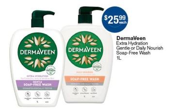 Dermaveen - Extra Hydration Gentle Or Daily Nourish Soap-free Wash 1l offers at $25.99 in Pharmacist Advice
