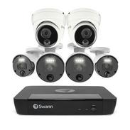 Swann 8 Channel 4K NVR Kit with 4 x 4K PIR and 2 x Dome Cameras QV9108 offers at $1099 in The Electric Discounter