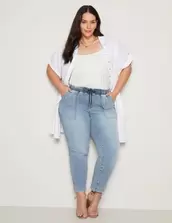 Autograph 7/8 Tie Waist Denim Jean offers at $35 in Autograph